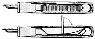 The principle of the lever filler