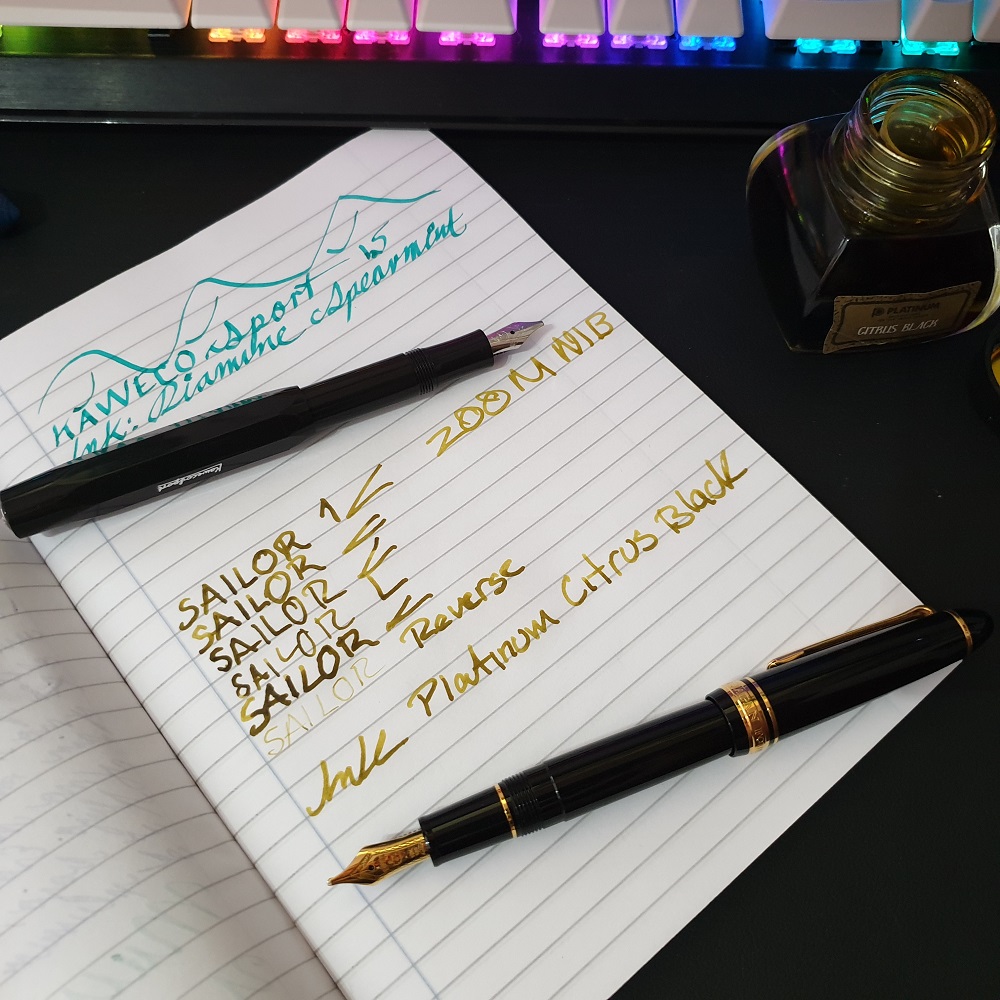 Kaweco Caligrafia y Sailor Zoom.jpg