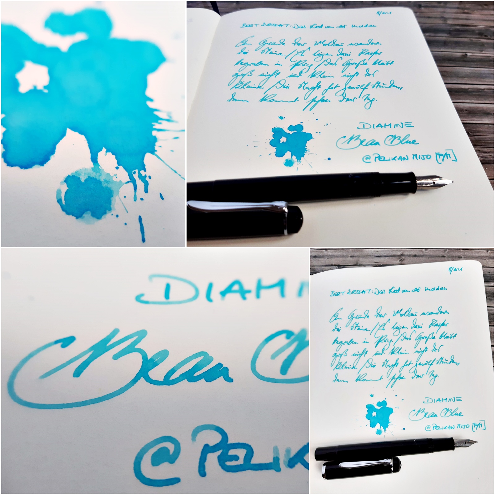 2021 09 24 Diamine Beau Blue Pelikan M150 FM PX.jpg