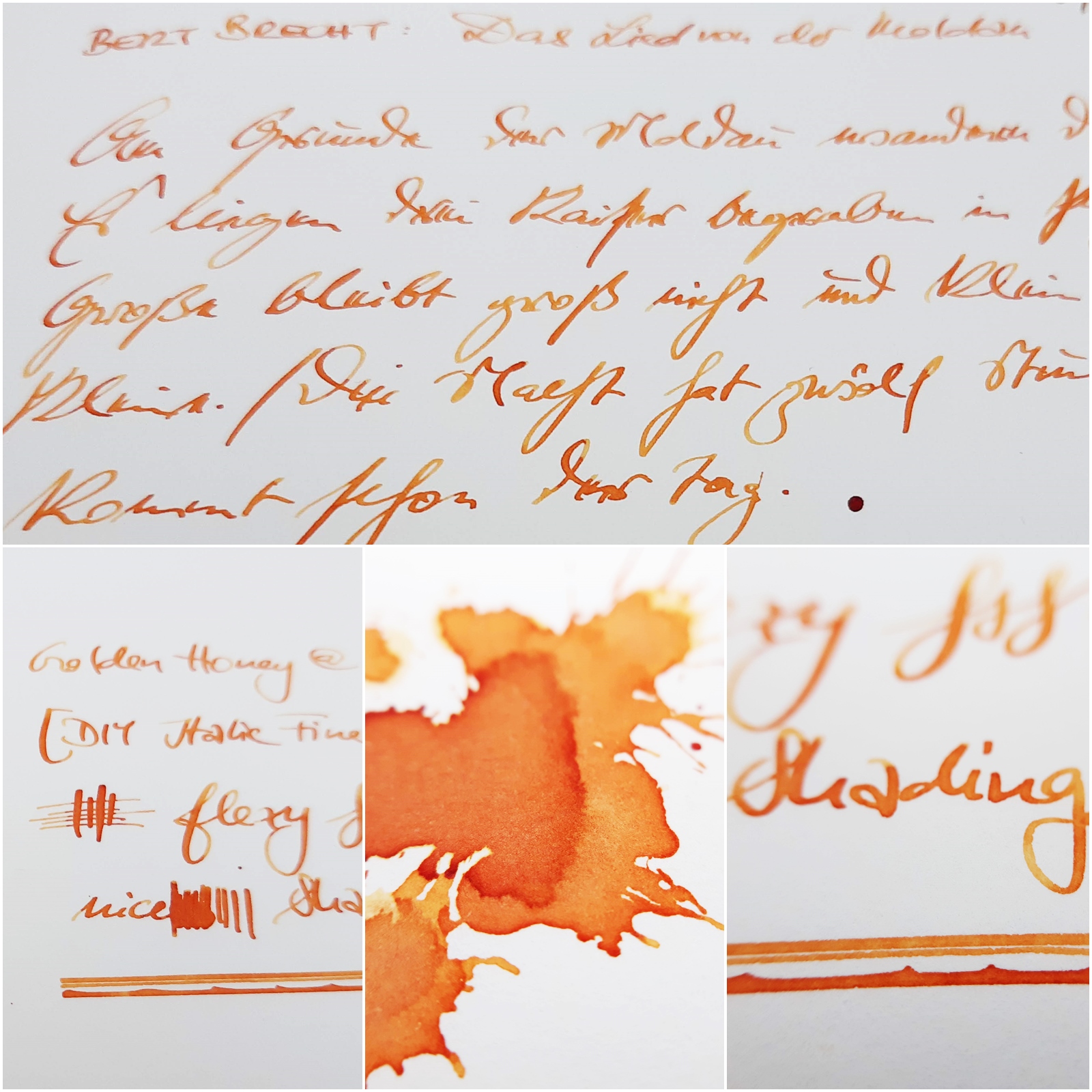 2021 09 24 Diamine 150th Anniv Golden Honey OMAS Extra Desk Pen IF PX.jpg