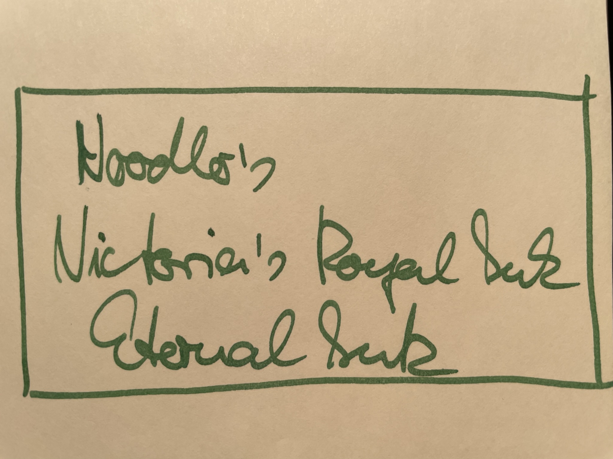 Noodler's Victoria's Royal Mint