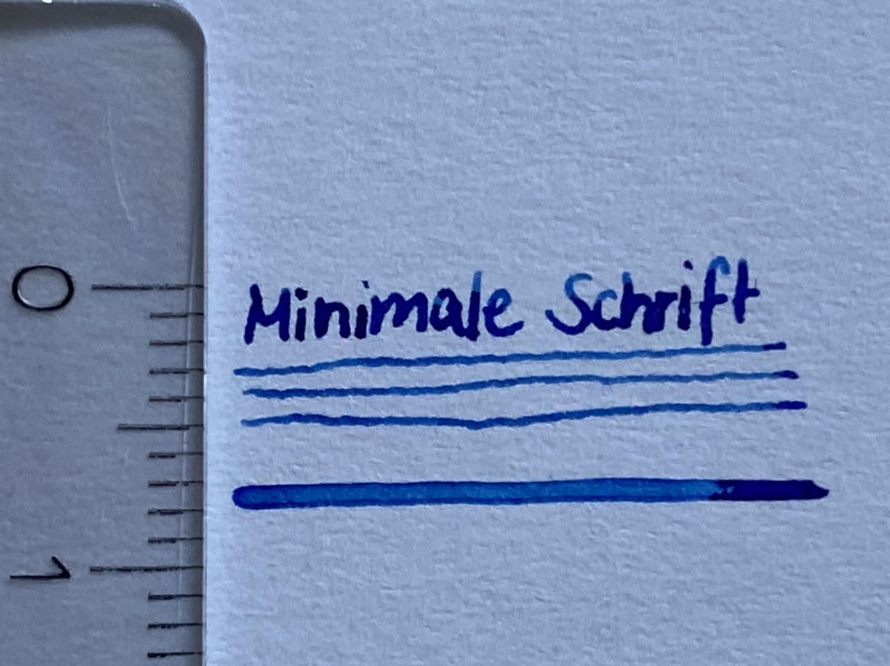 Kleinste Schrift