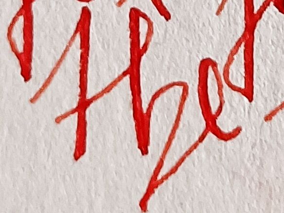 Detail der Linienvarianz