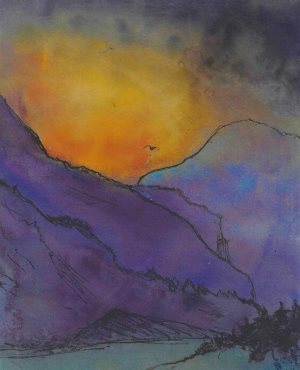 Emil Nolde (1867-1956) Violette Berglandschaft.jpg