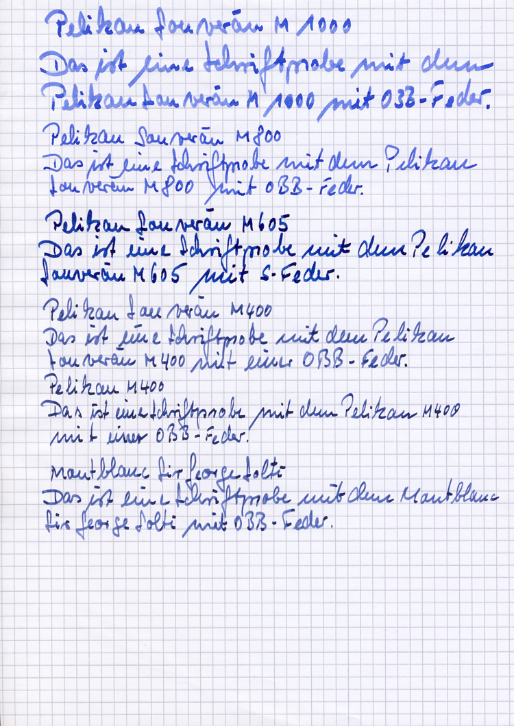 Die Schriftprobe