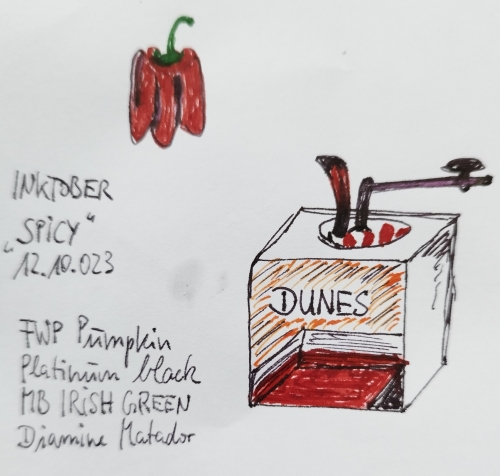 inktober 12 - spicey - 2023.jpg