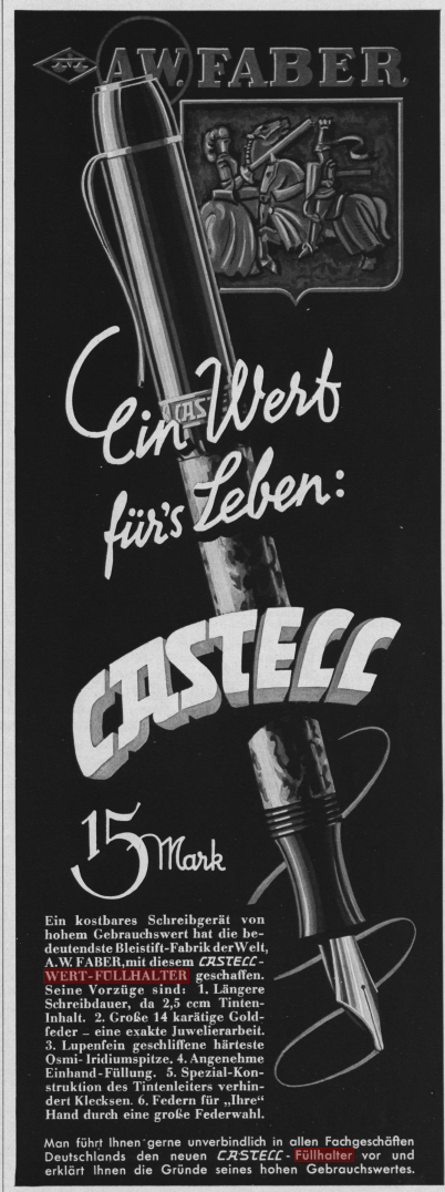 Faber Castell,Anno, Sport im Bild 1935, Heft 24.png