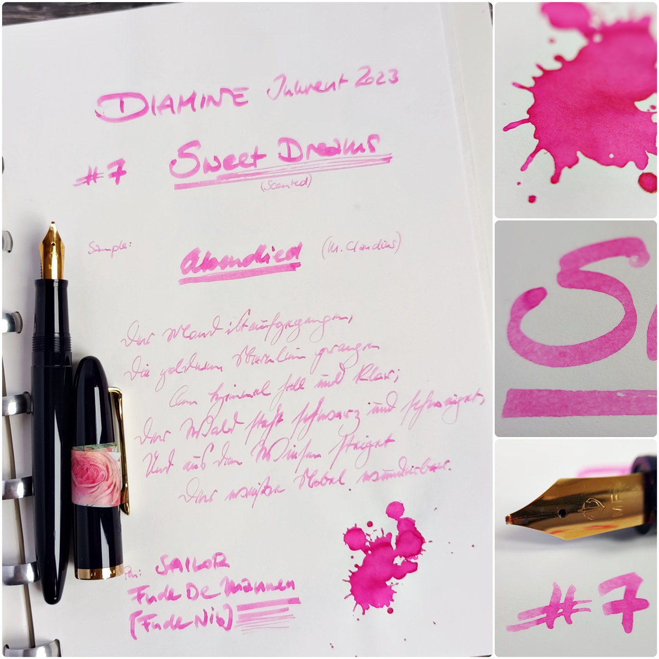 Diamine Inkvent 2023 12 07 Sweet Dreams Sailor FDM IFu PX sm.jpg