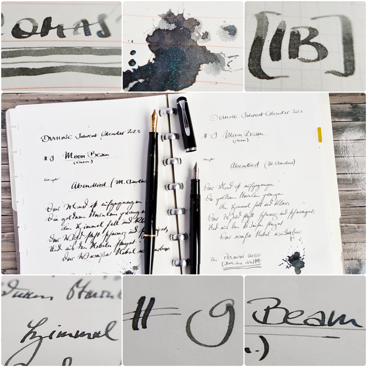 Diamine Inkvent 2023 12 09 Moon Beam OMAS DP IB PK M150 IM 2 PX sm.jpg