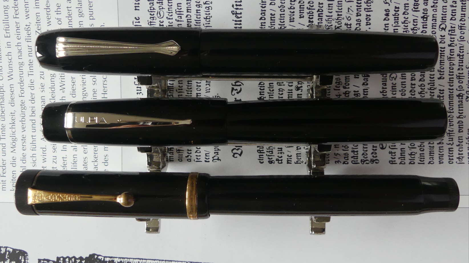 Achim Velte Essentia - Ulpia 117 Absolute - Parker Duofold Senior