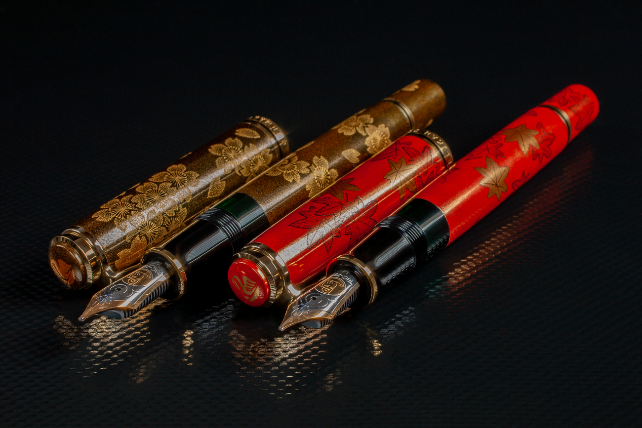 Pelikan, LE, Maki-e Autumn Leaves & Cherry Blossom, 02.jpg