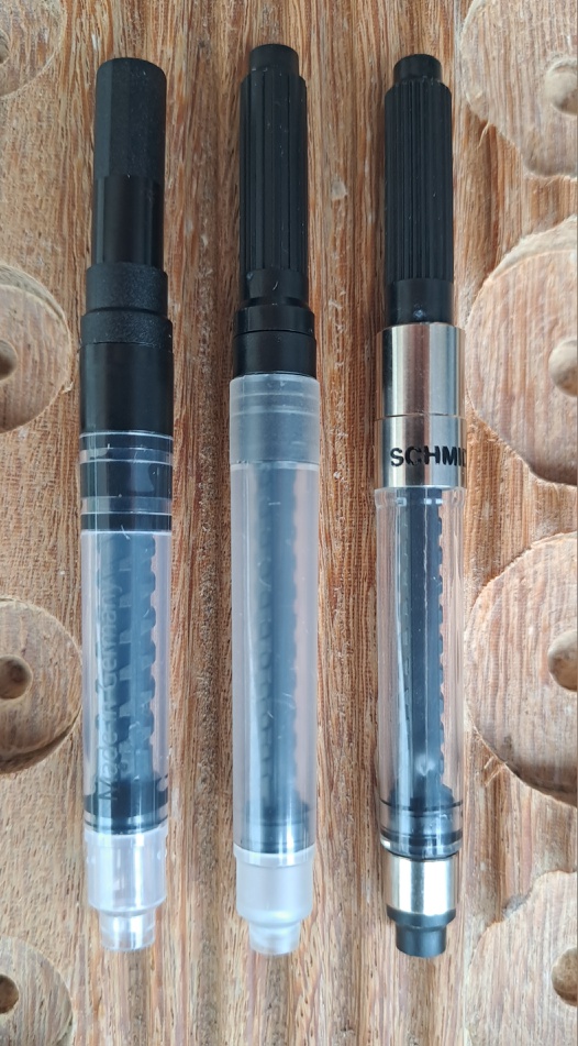 von links: Schneider-, Ensso-, Schmidt-Konverter