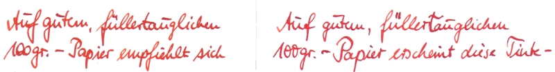 Schriftprobe