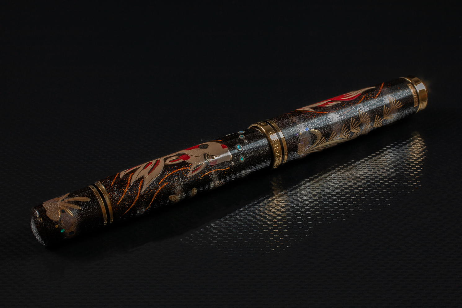 Pelikan, LE, M1000, Maki-e, Goldfish, 02.jpg