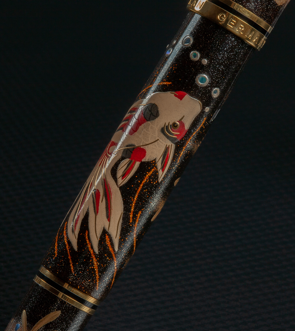 Pelikan, LE, M1000, Maki-e, Goldfish, 03.jpg