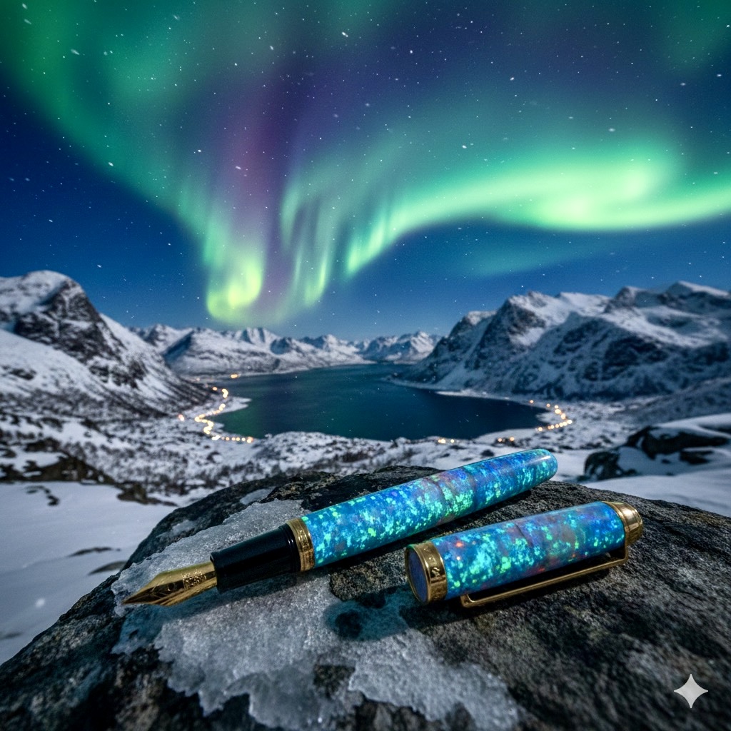 Boulder-Opal mit Zierring