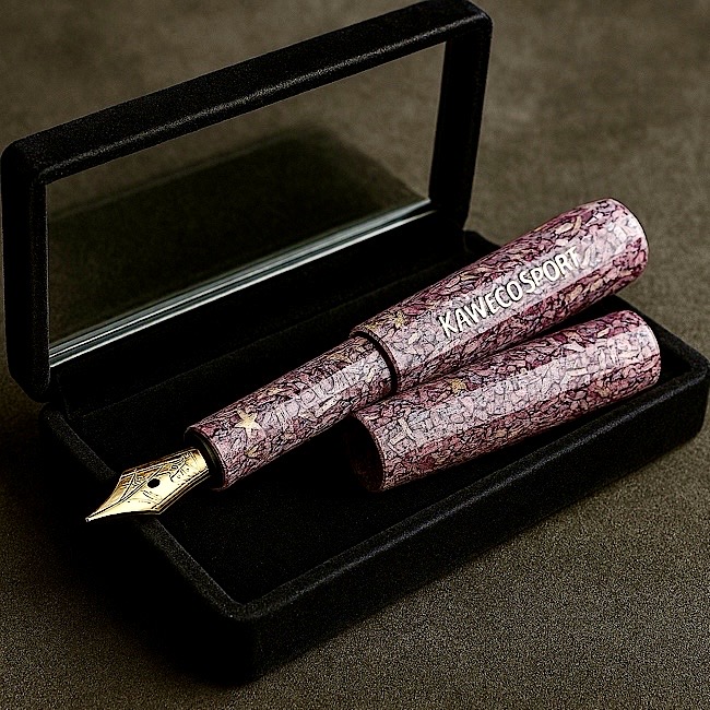 Kaweco Sport aus geschredderten 500-Euro-Scheinen