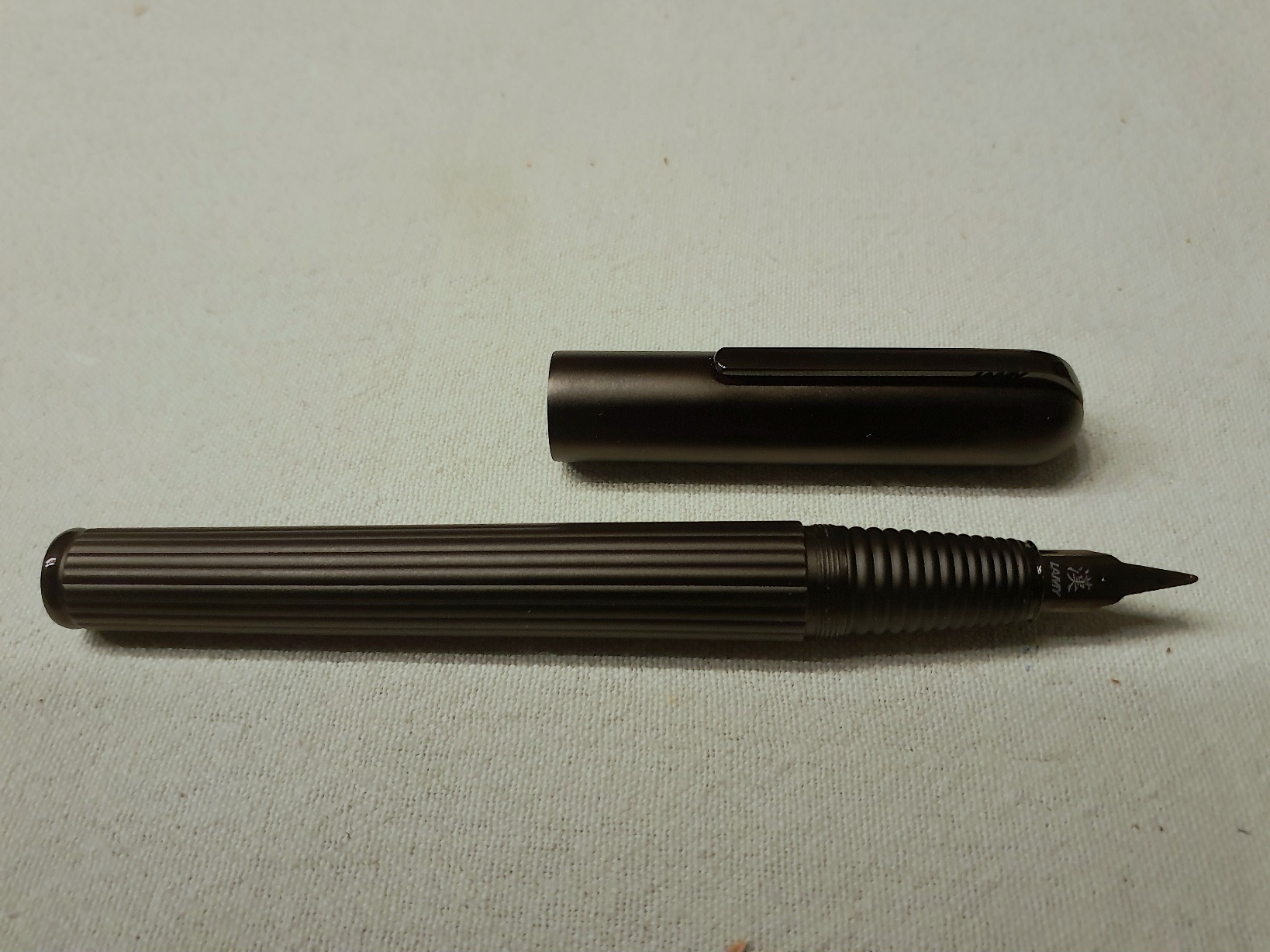 Lamy imporium blkblk cursive nib