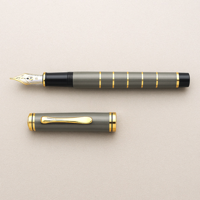 Pelikan M200 2026 steingrau gold.jpg