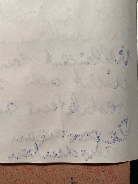 J. Herbin Éclat de saphir von hinten