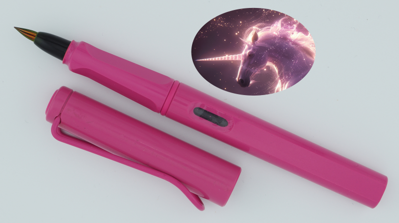 Lamy Safari Pink X Haro Glasfeder