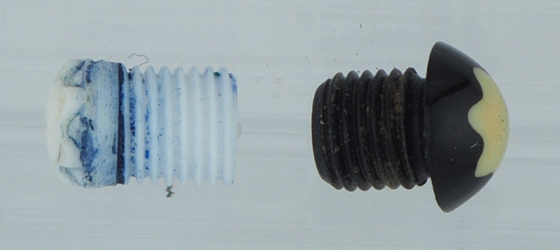 Kappenkopf nach und vor Zeitauswirkung