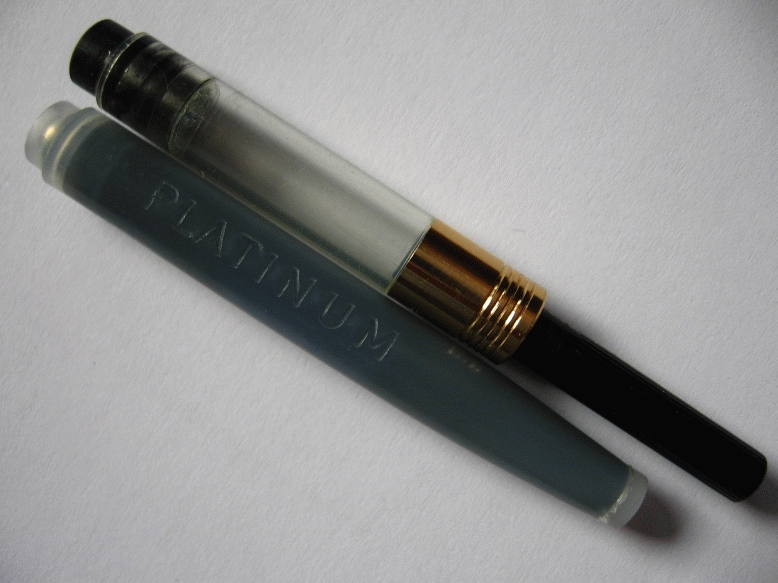 Diplomat-Konverter mit parallel liegender Platinum-Patrone