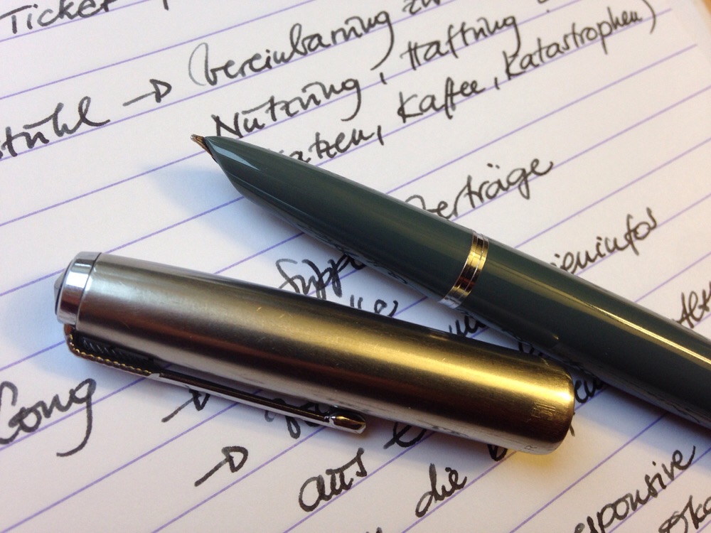 Parker 51 mit Quink Schwarz