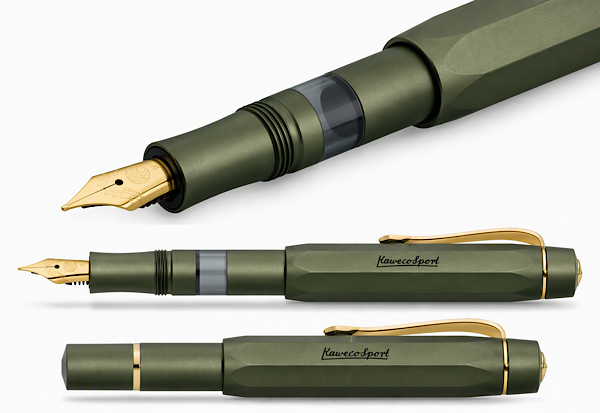Kaweco Piston Sport AL Olive
