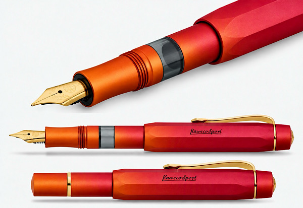 Kaweco Piston Sport AL Phoenix Red