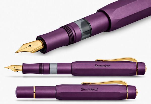 Kaweco Piston Sport AL Grape Purple