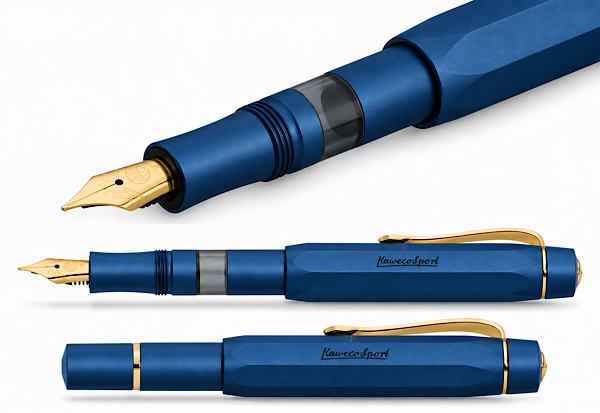 Kaweco Piston Sport AL Ocean Blue