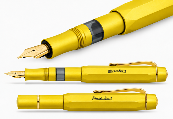 Kaweco Piston Sport AL Zitronengelb