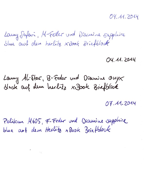 Schriftbeispiele