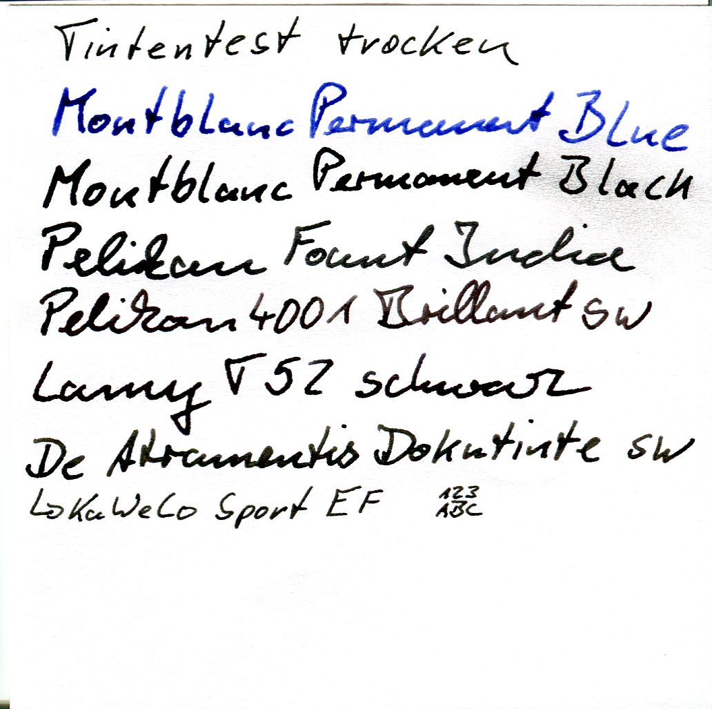 Blatt trocken und auf der rechten Seite etwas berieben.