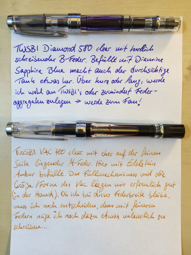 TWSBI Frischlinge