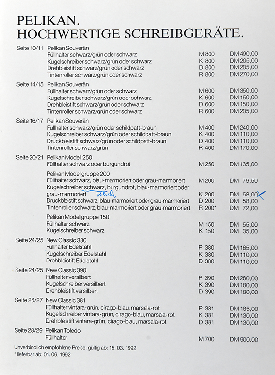 Pelikan Preisliste 1992.jpg