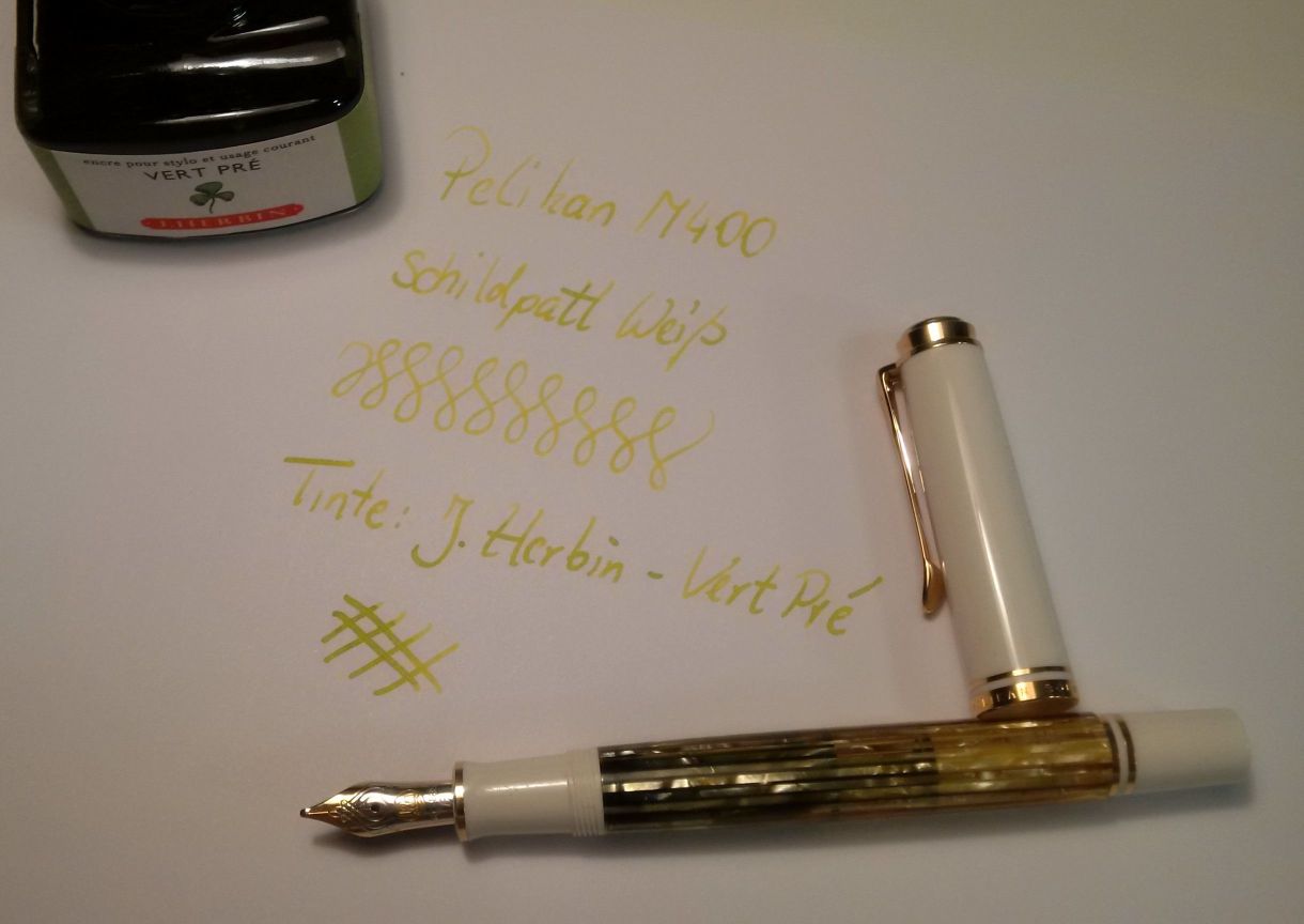 Pelikan M400 Schildpatt Weiß