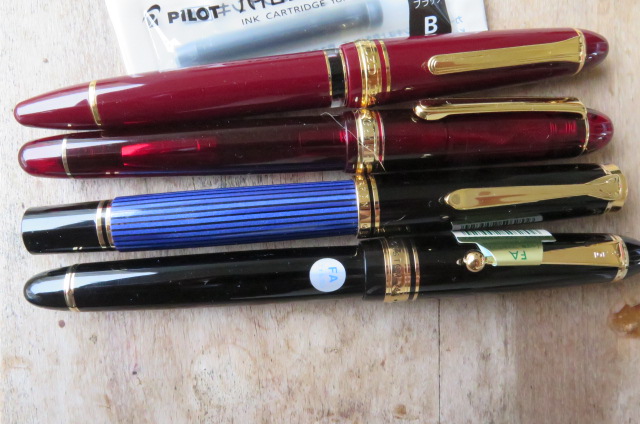 Etwas im Vergleich mit Pelikan M800, Sailor 1911 und Platinum 3776