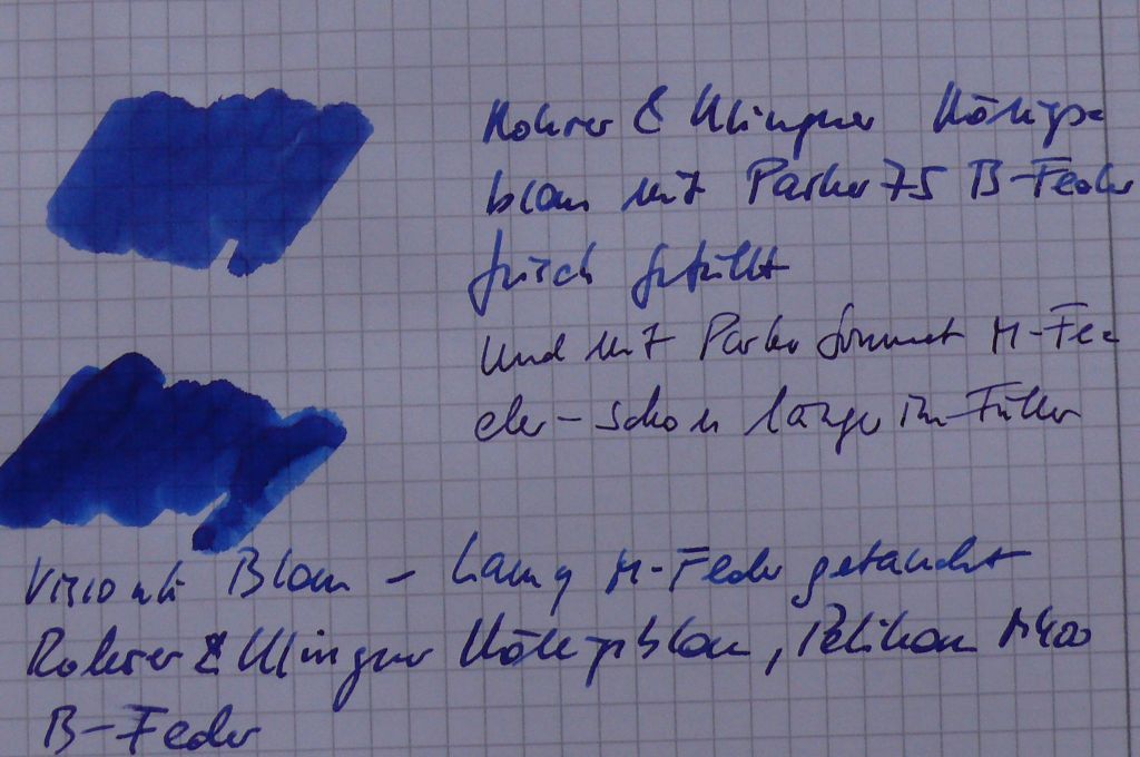 Rohrer &amp; Klingern Königsblau und Visconti Blau