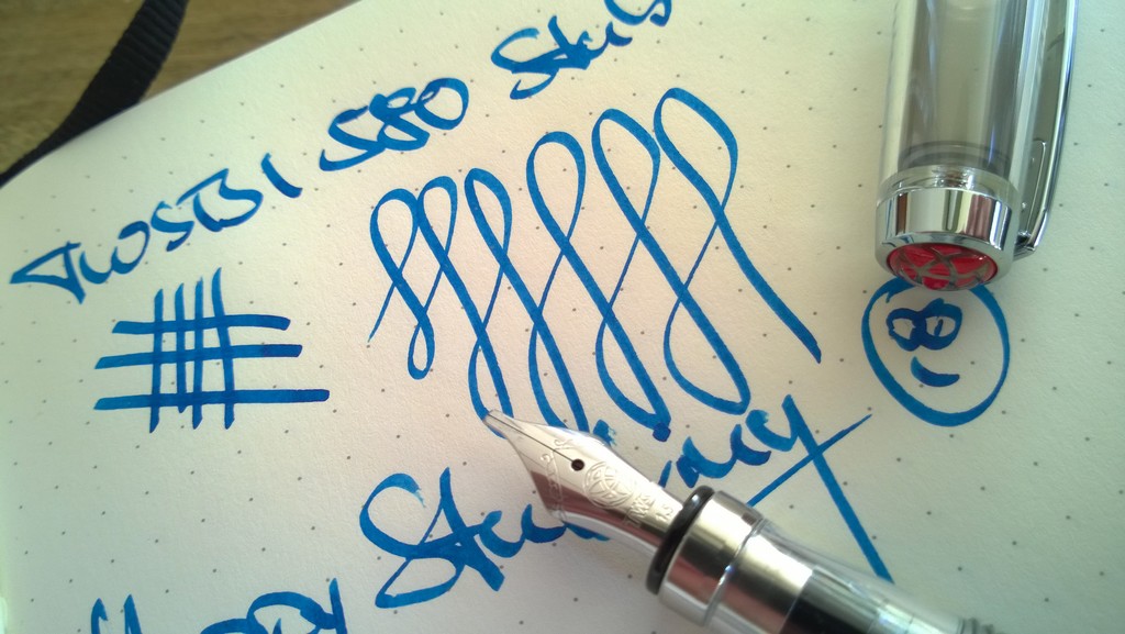 TWSBI 580 Stub 1.5mm, Pelikan Edelstein Topaz