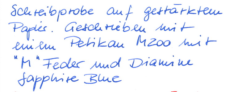 Pelikan M215 mit M-Feder
