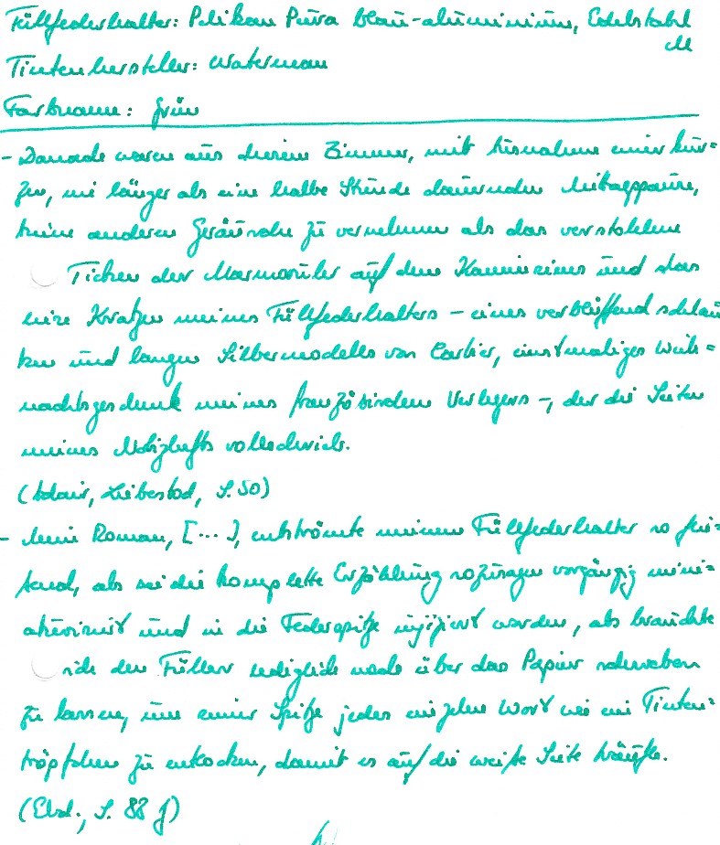 Das hier ist auf dem weißen Papier