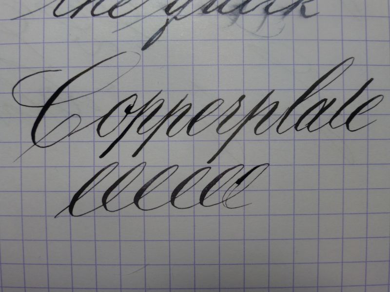 Feder: John Mitchell 075 EF, Sheaffer schwarz