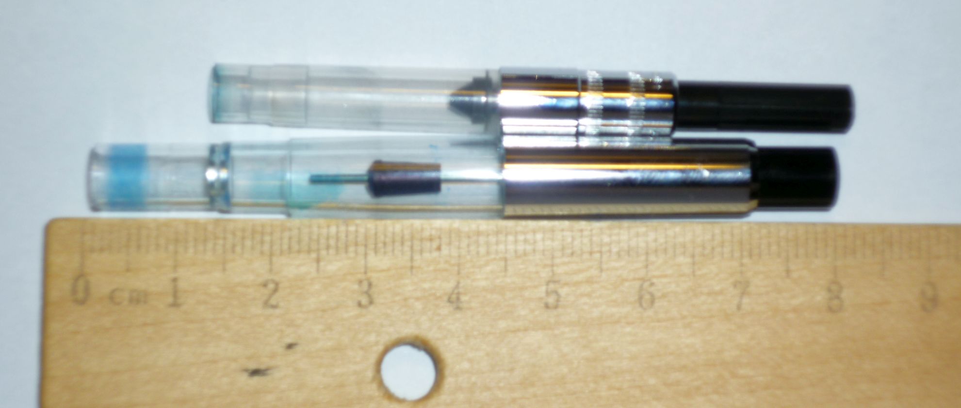 oben: Sailor Converter<br />unten: Pilot Con-70