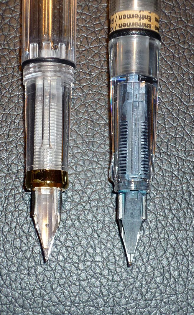 WS 3008 (links), Lamy Vista (rechts)