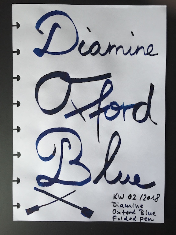 KW 02/2018-Diamine Oxford blue