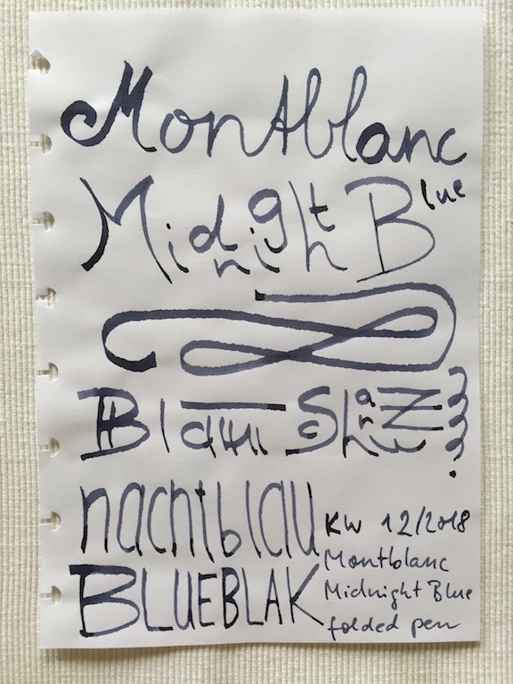 KW 12/2018-Montblanc Midnight Blue