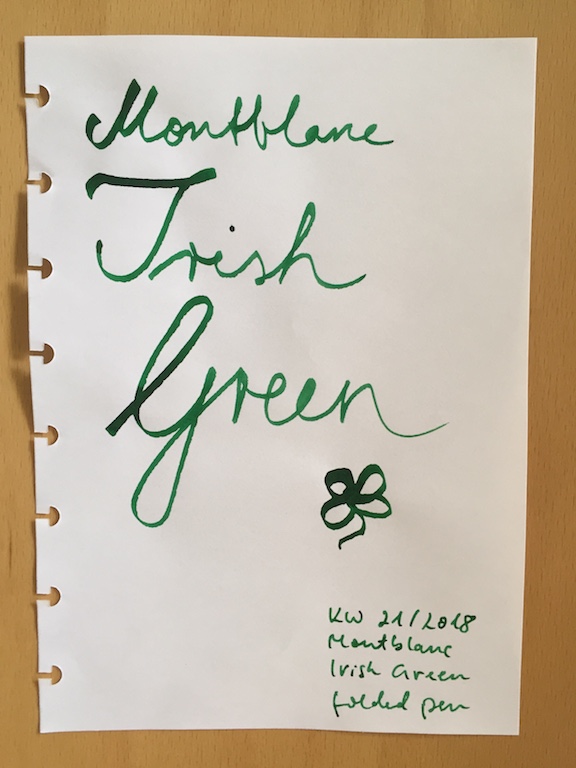 KW 21/2018-Montblanc Irish Green