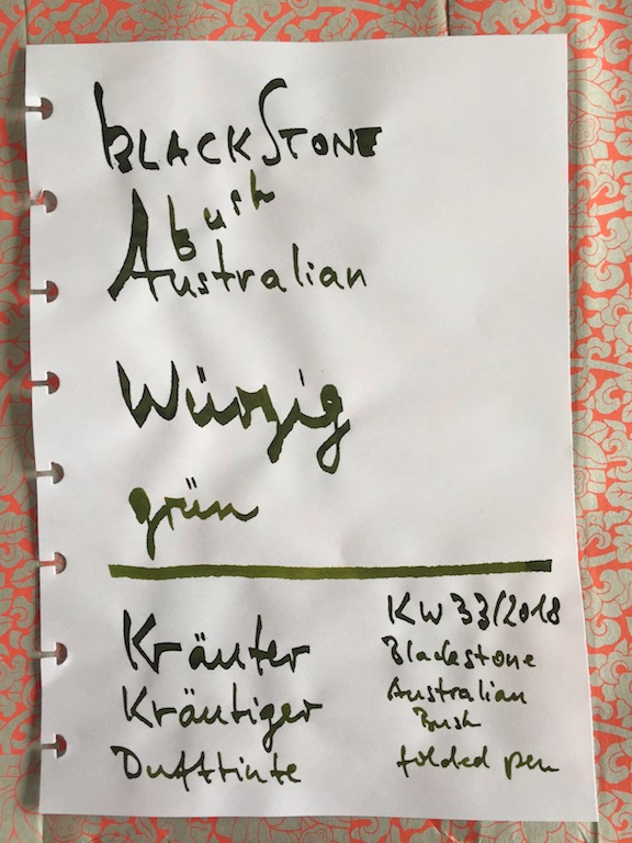 KW 33/2018-Blackstone Australian Bush
